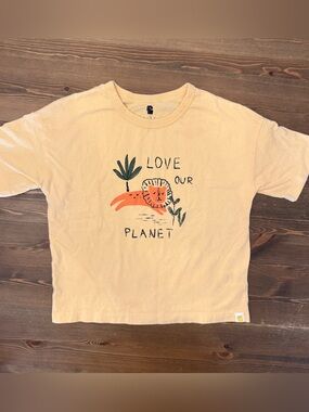 Rise Little Earthling Love Our Planet Kids Graphic Tee (5-6Y)